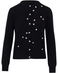 Vivetta - Cardigan With Button Appliqué - Lyst