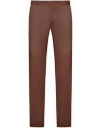 PT Torino - Tailored Cotton Blend Trousers - Lyst
