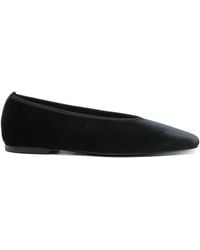 TOTEME - Minimalist Velvet Ballerinas - Lyst