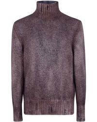 Avant Toi - Cashmere And Silk High Neck Pullover - Lyst