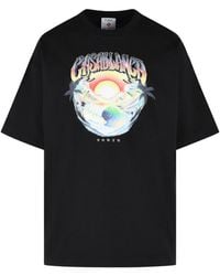 CASABLANCA - Casa Airspray' Cotton T-Shirt - Lyst