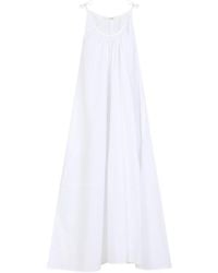 Co. - Gathered Midi Dress - Lyst