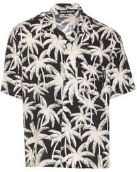Palm Angels - Palms Allover Shirt - Lyst