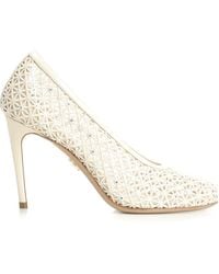 Ferragamo - Macram Pumps - Lyst
