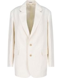 AURALEE - Single-Breasted Blazer - Lyst