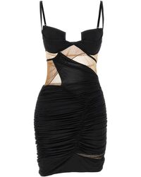 Nensi Dojaka - Drapped Mini Dress Dress - Lyst