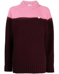 Patou - Two-tone Knitted Jumper - Lyst