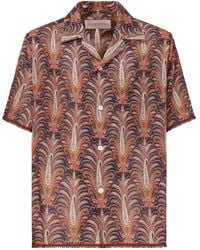 Valentino Garavani - Cotton Shirt With Graphic Print - Lyst