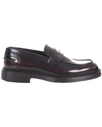 Doucal's - Doucals Brushed Leather Moccasins - Lyst