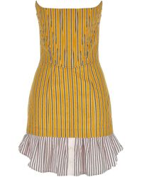 DSquared² - Striped Corset Dress - Lyst