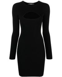 DSquared² - Cut Out Mini Dress - Lyst