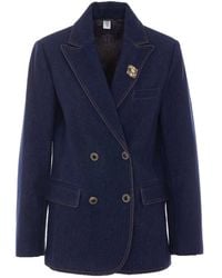 Liu Jo - Double Breasted Button Jacket - Lyst