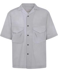 Ziggy Chen - Large Pocket Short Sleeves Shirt - Lyst