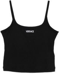 Versace - Top With Logo - Lyst