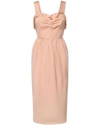 Chloé - Long Silk Blend Dress - Lyst