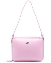 Courreges - Smooth Leather Tote Handbag - Lyst