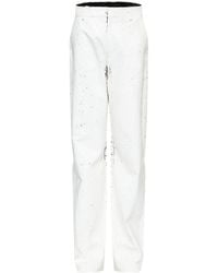 MM6 by Maison Margiela - Wax Trousers - Lyst