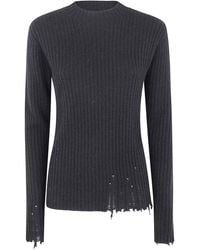 Uma Wang - Plain Ws Rib Top - Lyst