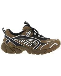 Balmain - Lace-Up Sneakers With Sculpted Rubber Outsole - Lyst