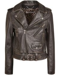 Golden Goose - Leather Jacket - Lyst