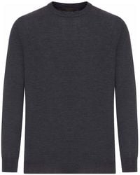 Zanone - Melange Effect Wool Sweater - Lyst
