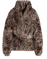 Alexandre Vauthier - Leopard Down Jacket - Lyst