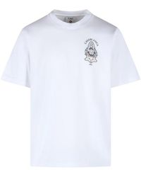 CASABLANCA - Hotel Emblem' Cotton T-Shirt - Lyst