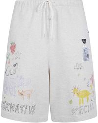 Maison Mihara Yasuhiro - Kids Doodle Shorts - Lyst