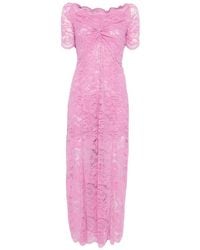 Rabanne - Long Off-The-Shoulder Dress - Lyst