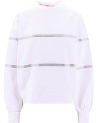 Gcds - Cotton Sweatshirt With Frontal Logo Patch - Lyst