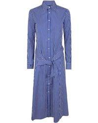 Polo Ralph Lauren - Long Sleeves Midi Day Dress - Lyst