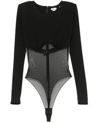 Elisabetta Franchi - Body Nero - Lyst