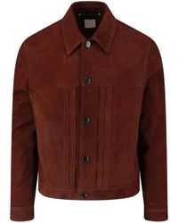 Paul Smith - Lambskin Suede Jacket - Lyst