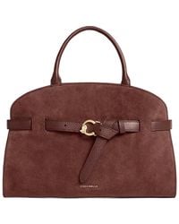 Coccinelle - Sabine Medium Suede Bag - Lyst