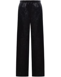 Givenchy - Viscose Trousers With Wrinkled Effect - Lyst