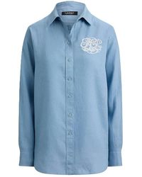 Ralph Lauren - Woven-Sport Shirt-Tissue Linen - Lyst