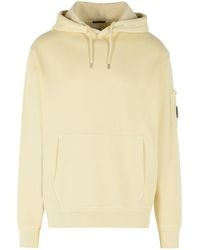 C.P. Company - Ivory Cotton Sweatshirt - Lyst