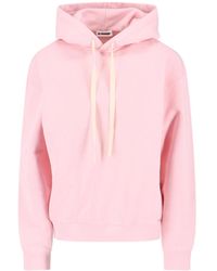 Jil Sander - Logo Hooded Sweatshirt - Lyst