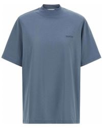 The Attico - Mock-Neck T-Shirt - Lyst