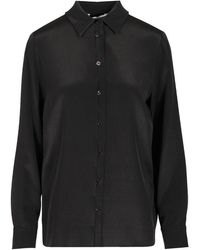 Max Mara - Stretch Silk Cady Shirt - Lyst