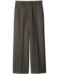Burberry - Tailored Cut Wool Trousers, Brand Size 46 (Us - Lyst