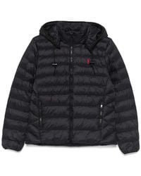 Polo Ralph Lauren - Short Down Jacket With Logo - Lyst