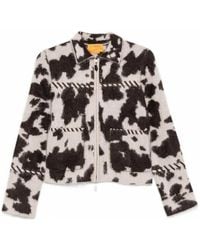 Guest In Residence - Pure Cashmere Jacquard Knit Jacket - Lyst