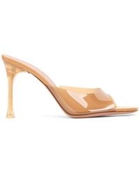 AMINA MUADDI - Alexa Glass 95 Slippers - Lyst