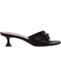 AMINA MUADDI - Eleonora Slipper 45 Silk Sat - Lyst