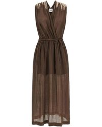 Nude - Linen Blend Dress - Lyst