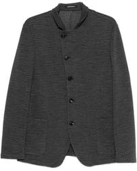 Emporio Armani - Wool Blend Blazer Jacket - Lyst