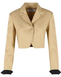 Max Mara - Buono Diagonal Cropped Jacket - Lyst