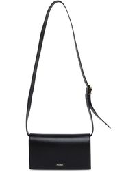 Jil Sander - All Day Shoulder Bag In Leather - Lyst