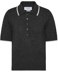 Thom Browne - Browne 65 Jersey Intarsia Classic Ss Polo - Lyst